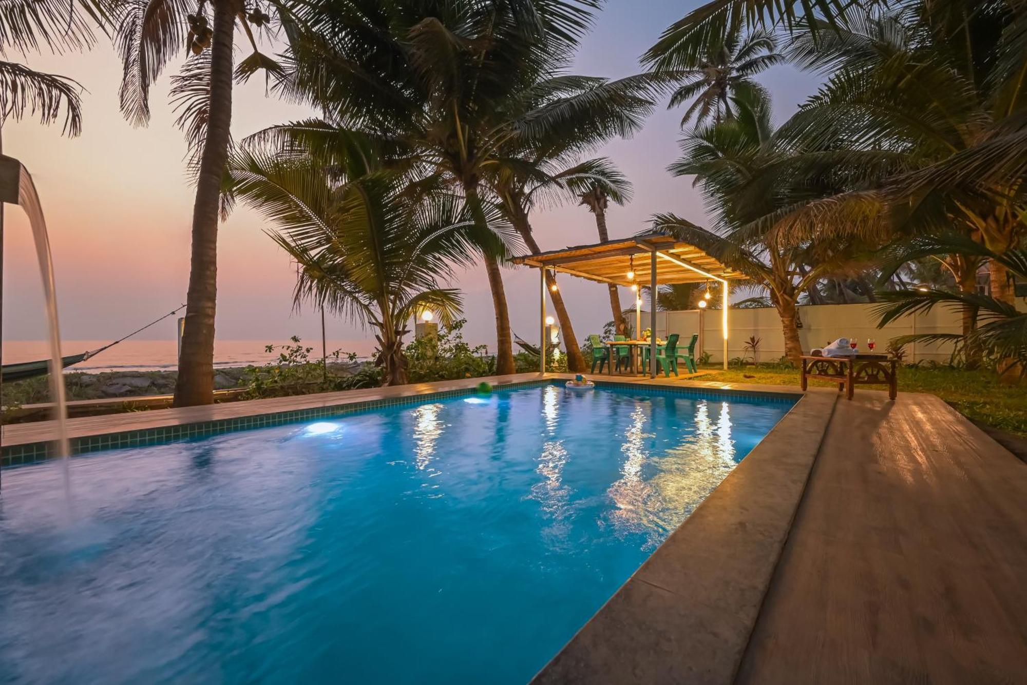 En Ocean Infinity Pool Villa Overlooking Sea ,Beach Touch Alibág Kültér fotó